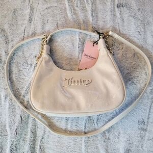 Juicy Couture Angel Semi Charmed Hobo Purse Bag Crossbody Handle Shoulder Strap